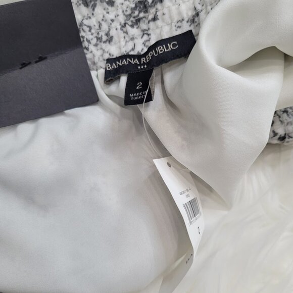 Banana‎ Republic Factory Women's Snakeskin Printed Mini Chiffon Tiered Skirt 2 - Picture 7 of 8